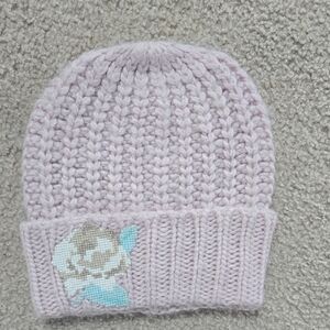 Free People Everything Rosie Beanie Pale Pink